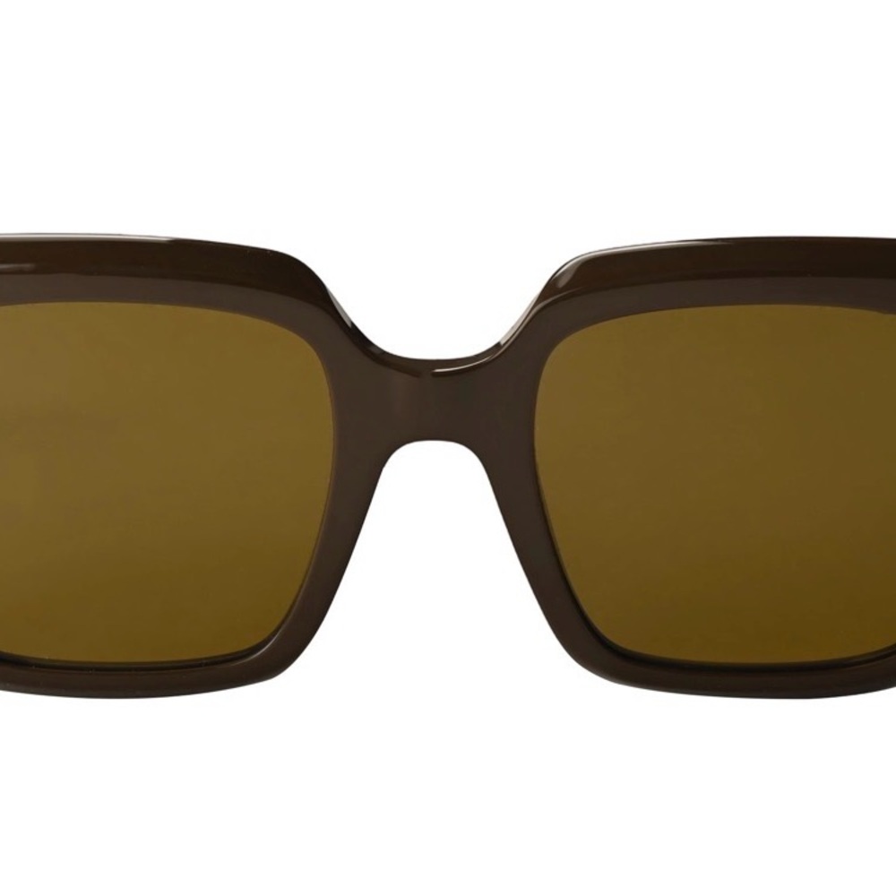Prada Dark Brown Rectangular Sunglasses - image 3